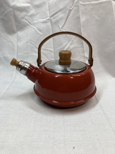 Vintage teapot kettle brown - kettle,